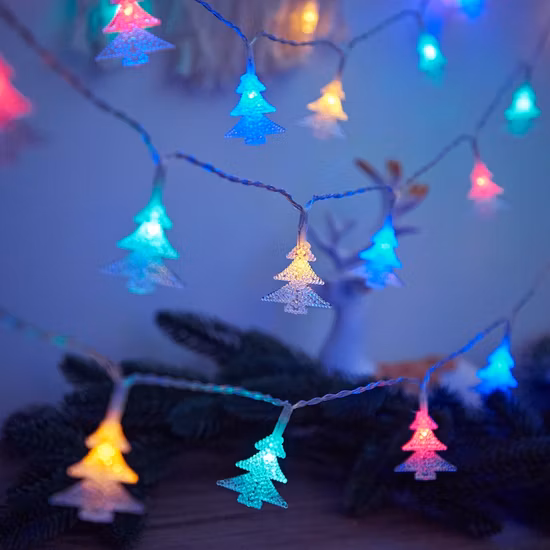 Fabrik Outdoor Weihnachten blinkende LED-String-Beleuchtung für Weihnachten Gewerbegebäude Urlaub festliche Haus Palme Hochzeit Dekoration