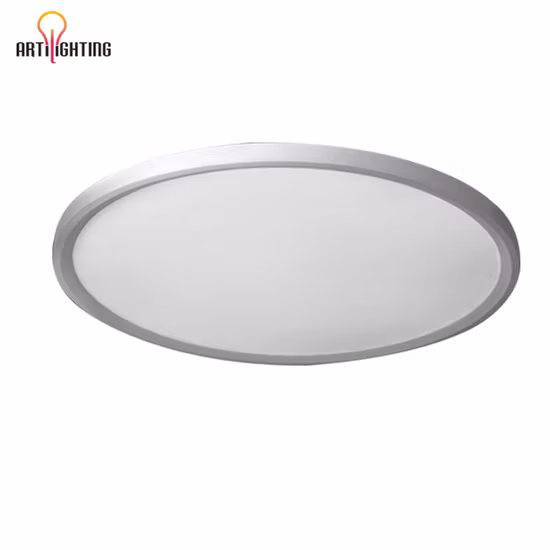Runde Oberflächen-LED-Flächenleuchte, feuchtigkeits- und insektensicher, 60 cm, 80 cm, 120 cm, Deckenleuchte mit PC-Diffusor, Heimbüro, Innen-Pendelbeleuchtung