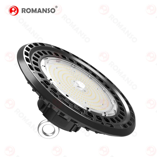 Romanso China Industrielle LED-UFO-Hochregalbeleuchtung mit umschaltbarer Wattzahl